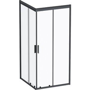 Душевой уголок AmPm Gem 90x90 прозрачный черный W90G-403-090BT 49990₽