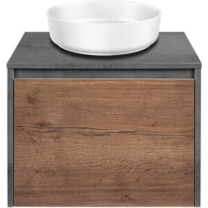 Тумба под раковину Vincea Mesa 60х50 T.Oak + Beton (VMC-2MS600TB)