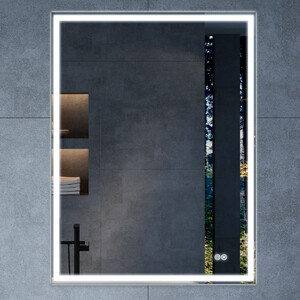 Зеркало Vincea LED 60х80 c сенсорным выключателем и диммером, антизапотевание (VLM-3VN600-2)