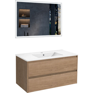 Мебель для ванной Vincea Gio 100х46 N.Oak