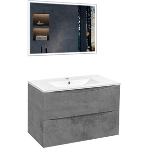 Мебель для ванной Vincea Mia 80х46 Beton