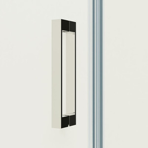 Душевая дверь Vincea Extra 110-120х200 прозрачная, черный (VDP-1E1112CLB)