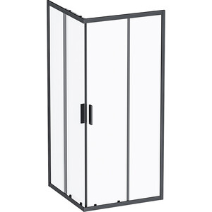 Душевой уголок Am.Pm Gem S 90x90 прозрачный, черный (W93G-403-090BT)
