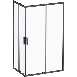 Душевой уголок Am.Pm Gem S 120x80 прозрачный, черный (W93G-404-120280-BT)