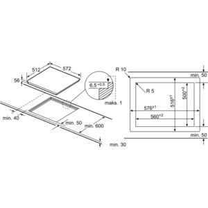 Индукционная варочная панель Bosch PXE601DC1E