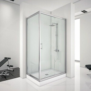 Душевой уголок Aquanet Alfa 160х90 прозрачный, хром (NAA1131)