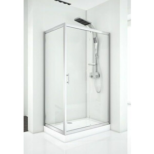 Душевой уголок Aquanet Alfa 160х90 прозрачный, хром (NAA1131)