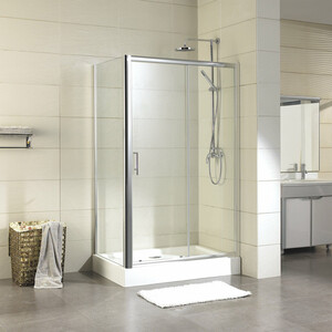 Душевой уголок Aquanet Delta 160х90 прозрачный, хром (NPE1131)