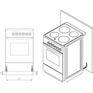 Комбинированная плита Gorenje GK5A42WF-B