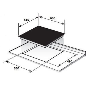 Электрическая варочная панель Kuppersberg ESO 622 F