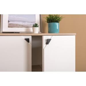 Комплект мебели Моби Бостон №03 дуб эндгрейн элегантный/милк рикамо софт (1023140)