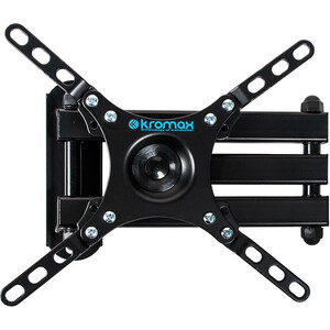 Кронштейн для телевизора Kromax DIX-13 черный 15"-42" макс.20кг настенный поворотно-выдвижной и наклонный