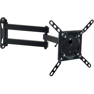 Кронштейн для телевизора Kromax DIX-14 черный 15"-42" макс.20кг настенный поворотно-выдвижной и наклонный