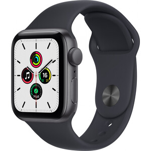 Смарт-часы Apple Watch SE A2351 40мм OLED LTPO серый космос (MKQ13LL/A)