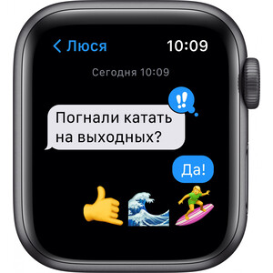 Смарт-часы Apple Watch SE A2351 40мм OLED LTPO серый космос (MKQ13LL/A)