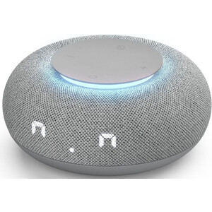Умная колонка VK Капсула Мини с голосовым помощником Марусей, светлый серый (MRC02GY)