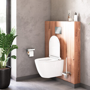 Унитаз подвесной безободковый Damixa Apollo с сиденьем микролифт (DX22C1700SC)