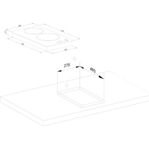 Электрическая варочная панель Weissgauff HV 32 BA