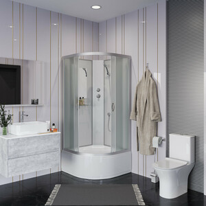 Душевая кабина Niagara NG-2307-14BK 80х80х215