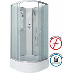 Душевая кабина Niagara NG-3302-14BK 100х100х215