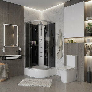 Душевая кабина Niagara NG-3501-14BKTG 90х90х210-240