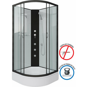 Душевая кабина Niagara NG-6703-14BKG 80х80х215