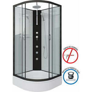 Душевая кабина Niagara NG-6703-14BKTG 80х80х210-240