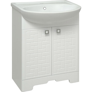 Тумба под раковину Runo Авила 60х30 белая (00000001045)