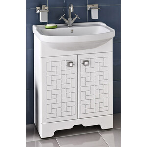 Тумба под раковину Runo Авила 60х30 белая (00000001045)