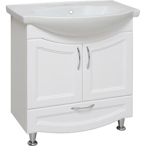 Тумба под раковину Runo Неаполь 69х31 белая (00-00001034)