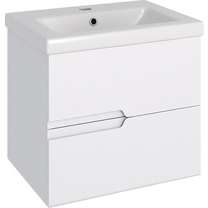 Тумба под раковину Runo Стокгольм 56х43 белая (00-00001123)