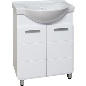 Тумба с раковиной Runo Эрика 70х48 белая (УТ000003318, S-UM-ERI70/1-w)