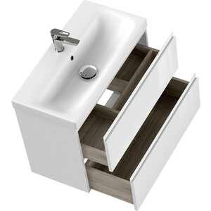 Тумба под раковину Cersanit Moduo Slim 80 белая (64126)