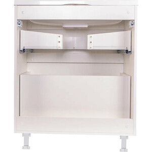 Тумба под раковину Style line Бергамо мини 70х35 Люкс Plus напольная, белая (СС-00002310)