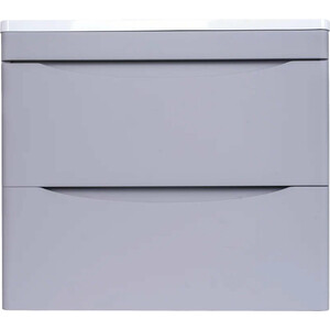 Тумба под раковину Style line Бергамо мини 60х35 Люкс Plus подвесная, серая (СС-00002317)