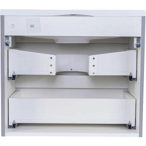 Тумба под раковину Style line Бергамо мини 60х35 Люкс Plus подвесная, серая (СС-00002317)