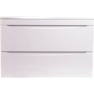 Тумба под раковину Style line Бергамо мини 80х35 Люкс Plus подвесная, белая (СС-00002322)