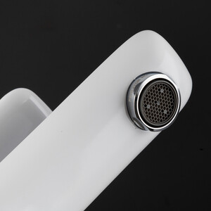 Смеситель для раковины Gappo G1048-1 хром белый (6959477697081)