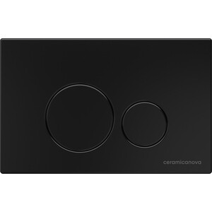 Инсталляция для унитаза Ceramicanova Envision с кнопкой смыва Round черная матовая (CN1001B)