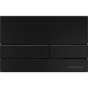 Инсталляция для унитаза Ceramicanova Envision с кнопкой смыва Flat черная матовая (CN1002B)