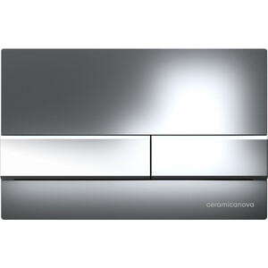 Инсталляция для унитаза Ceramicanova Envision с кнопкой смыва Flat хром (CN1002CH)