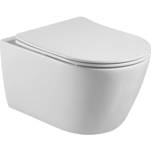 Унитаз подвесной безободковый Hansman Round с сиденьем микролифт (УНИ0002)