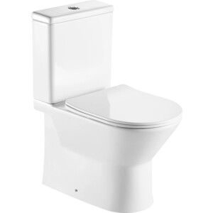 Унитаз-компакт безободковый Hansman Compact с сиденьем микролифт (УНИ0004)