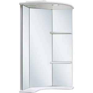 Зеркало Runo Браво 40х75 угловое, белое (00000000949)