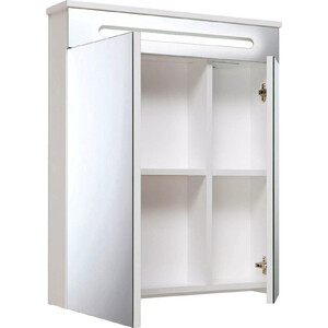 Зеркальный шкаф Runo Парма 60х75 белый (00000001147)