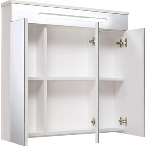 Зеркальный шкаф Runo Парма 75х75 белый (00000001148)