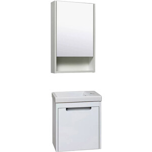 Мебель для ванной Runo Микра 40х22 белая