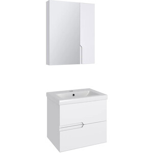 Мебель для ванной Runo Стокгольм 60х45 белая