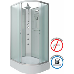 Душевая кабина Niagara NG-33974-14LBKTG 90х70х210-240 левая