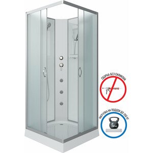 Душевая кабина Niagara NG-1101-14BKG 90х90х200